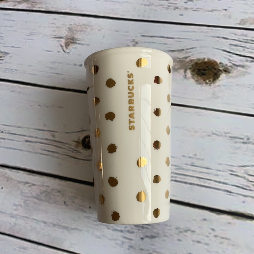 Starbucks 2014 Gold Dot Travel Mug